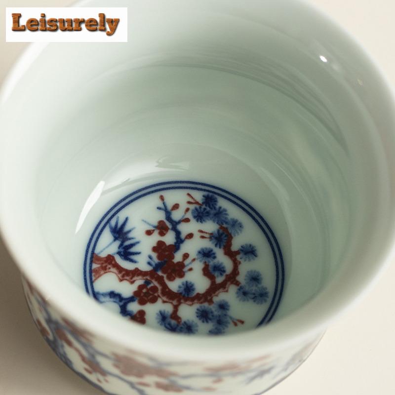 Pine Bamboo Plum Tea Set Complete Set Zen Tea Ceremony Set Tea Soaking Teapot And Tea Cup Set Chinese Tea Set Decoration Craft