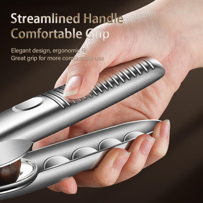 Chestnut Clip Nutcracker Opener Quick Clip Cross Chestnut Nut Cracker Chestnut Opener Stainless Steel Kitchen Tool SGGJ005