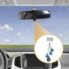 Partuto 1pcs Artificial Crystal Ribbon Droplets Car Rear View Mirror Pendant Accessories Car Hanging Ornament Lake Blue