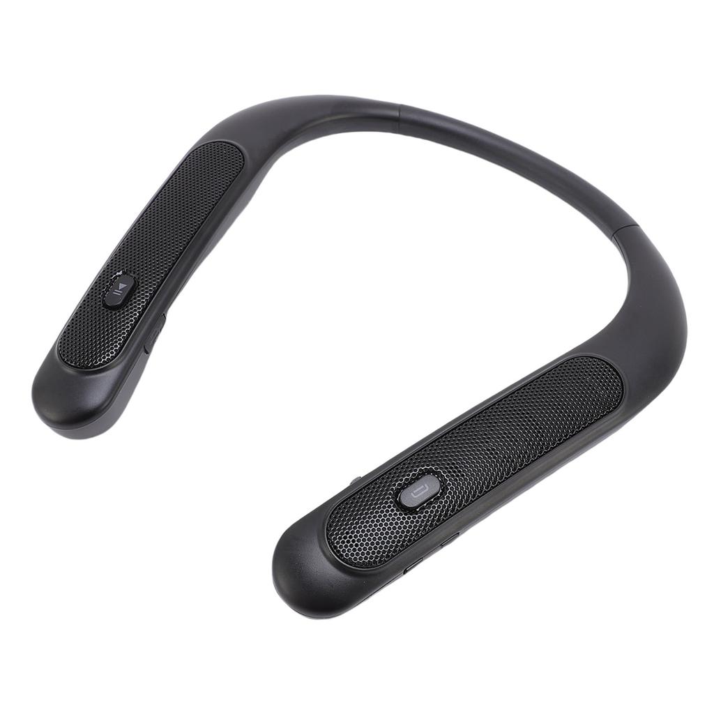 Nackenbügel-Lautsprecher Kabellos 3D-Stereo-Sound Eingebautes Mikrofon Geringe Latenz Wiederaufladbarer Körper Sportlautsprecher mit 12H Spielzeit