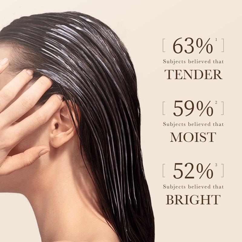 Mască de Păr cu Tărâțe de Orez 500g - Nutriție Profundă pentru Păr Uscat, Despicat și Ondulat, Efect de Catifelare și Netezire, Soluție Naturală pentru Îngrijirea Părului