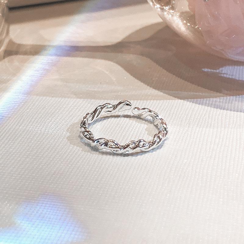 

Инь Дин Женские Высококлассные Винтажные Циркониевые Парные Кольца - Регулируемые Кольца с Открытой Шиной Adjustable Open