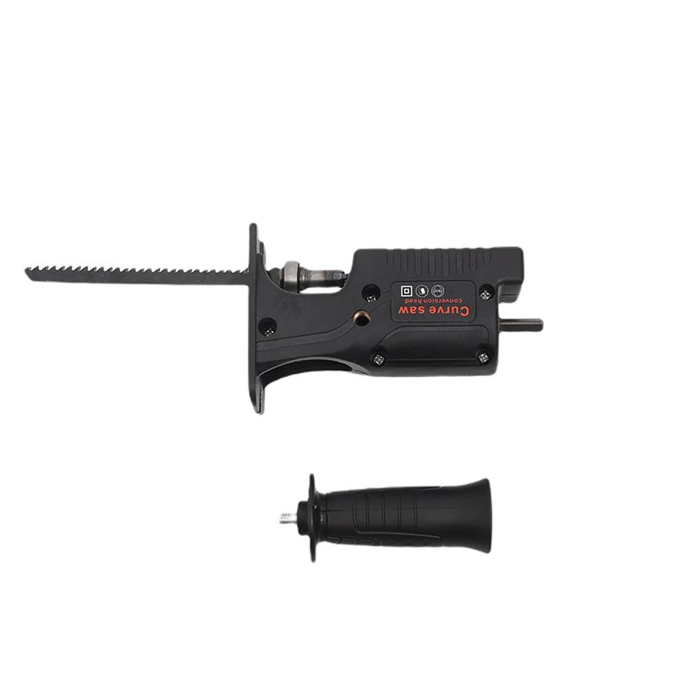 Electric Drill To Reciprocating Saw Adapter with 3 Replaceable Saw Blades Power Drill Modified Tool Electric Saw Converter for Wood Metal Plastic Bon