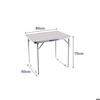 Folding Table - MARBUENO - 120 X 70 X 60 Cm - Steel - Foldable - For Outdoor