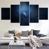 Animal Canvas Painting for Home Decor Wall Arts Modern Modular Picture Picture Print Hummingbird Branch Living Room 5 Pcs Arts No Frame