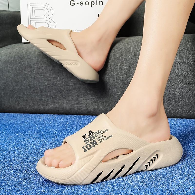 Fashion Thick Sole Slippers for Men Women Non-Slip Soft Indoor Outdoor Casual Sandals Comfortable Breathable Beach Shoes