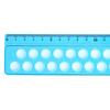 2Pieces Multifunction Ruler Novelty Drawing Ruler Measuring Tool Decompression Toy Ruler for Students Office Workers