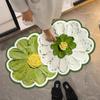 Small Fresh Flowers Diatom Mud Mat Home Bathroom Cute Flower Non-slip Mat Bathroom Absorbent Quick Drying Mat