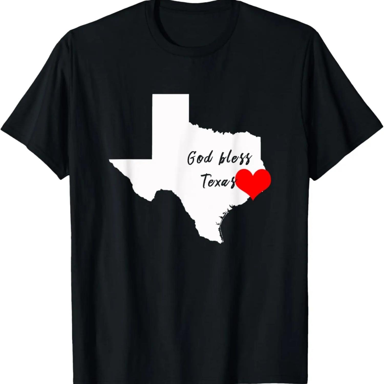 

God Bless Texas T-shirt(1) S чёрный