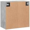 Wall Cabinet Concrete Grey 60 x 31 x 60 cm Particleboard