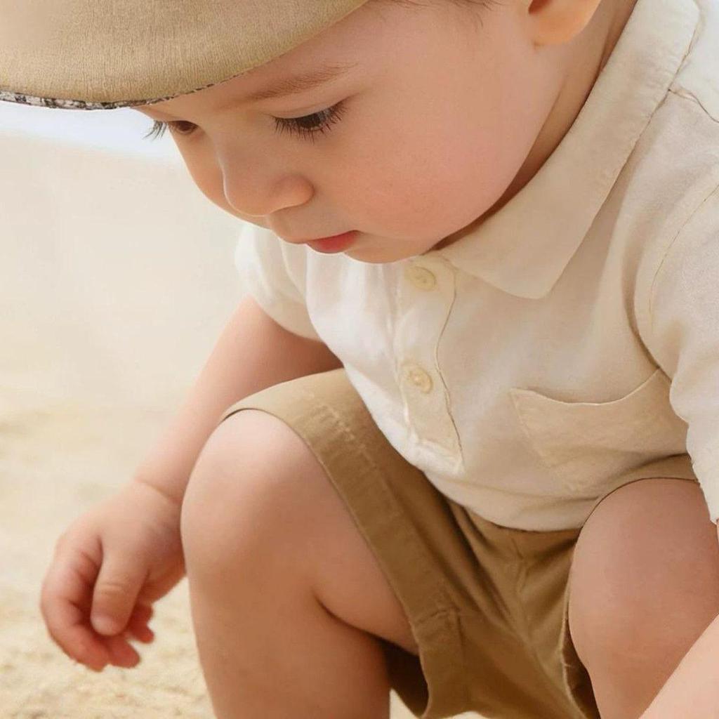 Summer Baby Hat with Cat Ears - Breathable Mesh Beret Baseball Cap for Boys and Girls