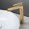 Tuqiu Gold Bathroom Faucet Black Basin Faucets White Gold Sink Mixer Tap Hot & Cold Deck Mounted Grey Lavatory Crane Water Tap