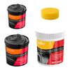 Pasta Ripara Plastica e Gomma 150g - Polish Nero Cristallo per Graffi Auto, Lucida Gomme e Rinnovo Interni, Anti-Invecchiamento & Fa B9K4