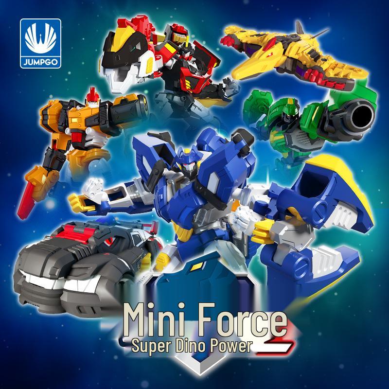 Zhan Gao Mini Force Super Dinosaur Power Series 2 Transforming Mecha Robot Toy