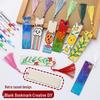 Children's DIY Wooden Tassel Bookmark - Hand-painted & Blank for Doodling - Perfect for Children's Day