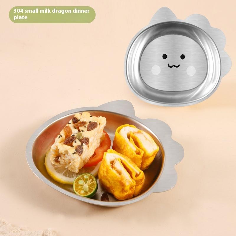 304 Stainless Steel Children's Cartoon Plate