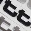 ABS Car Front Badge Decals for B Quattro RS4 RS5 Q3 S3 A3 A5 RS3 RS6 A1 Q5 Q2 S5 RS7 Trunk Emblem Logo Stickers Accessories