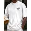 Printed Cotton Short-sleeved American Loose Men's and Women's Summer Breathable Sport Round-neck T-shirt