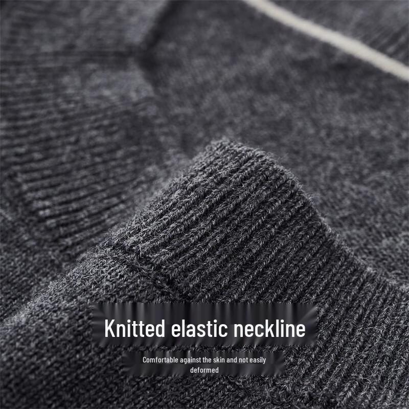 Septwolves Men's Wool Blend Pullover Sweater