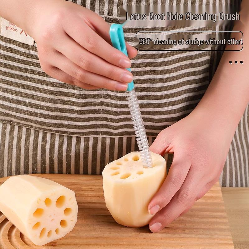 Lotus Root Hole Cleaning & Baby Bottle Straw Brush Set