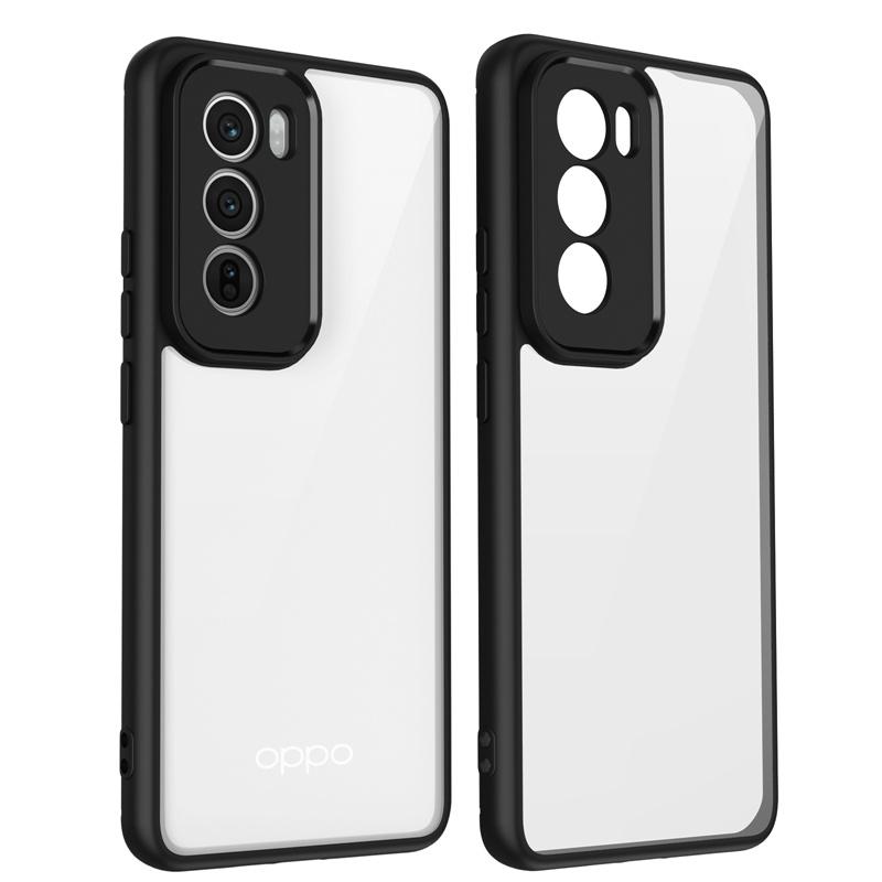 Oppo Reno12 CPH2625 Case Plating Silicone Bumper Shockproof Clear Back Cover Hard Phone Case for Oppo Reno 12 Reno12 5G CPH2625