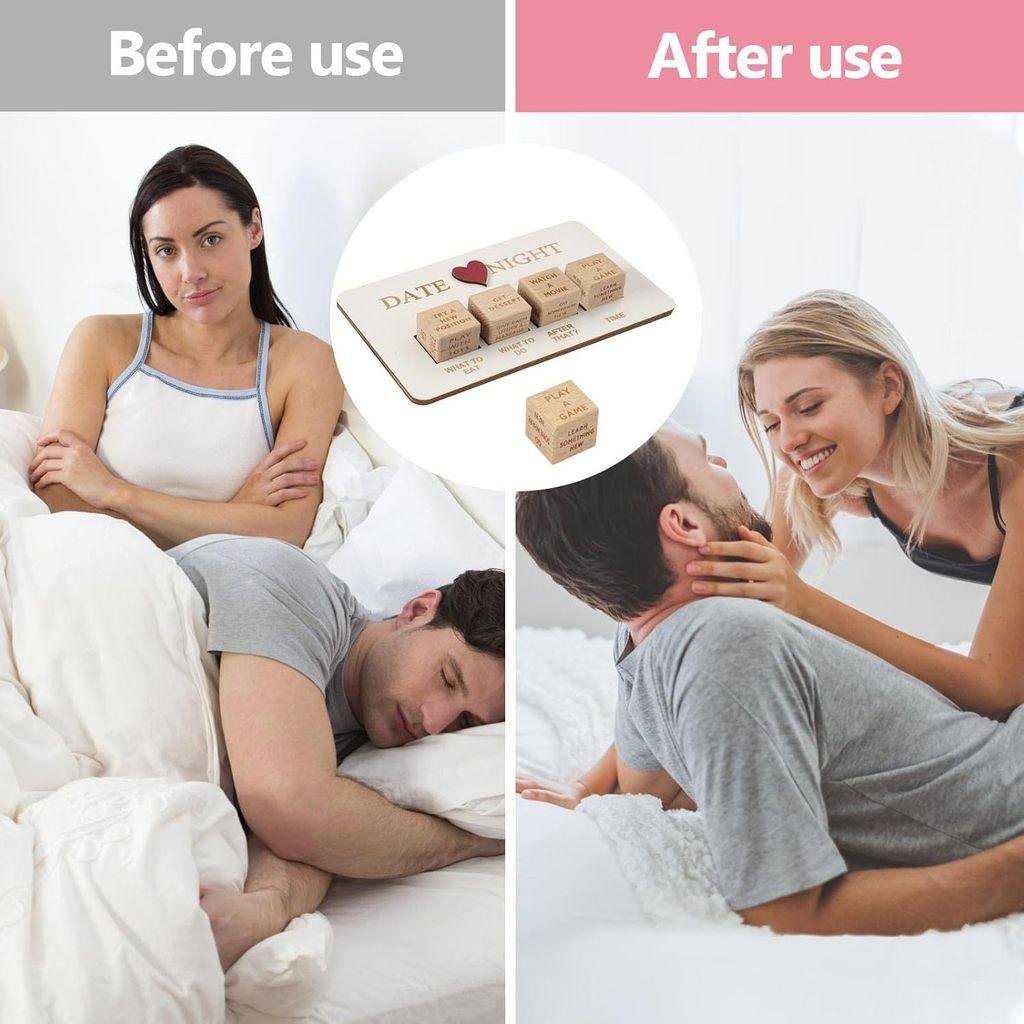 After Dark Date Night Dice Wooden Game For Couples Romantic Gift
