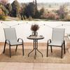 Three-Piece Outdoor Garden Set - Light Grey