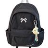Schoolbag Milk Girl Heart Bow Backpack Junior High School Student Large Capacity School Bag Female College Student Cute Versatile Backpack