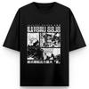 Jujutsu Kaisen Anime Gojo Satoru Printing Cotton Tshirt Men and Women Harajuku Fashion Loose Summer Anime Peripheral Clothing