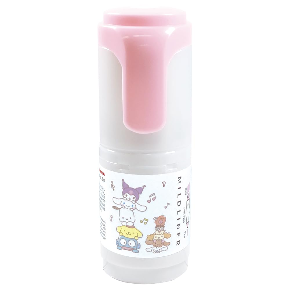 Zebra Sanrio Mildliner Маркеры-хайлайтеры Вертикальные, Клейкие, Набор из 8 шт. (WKT7-SV-8C)