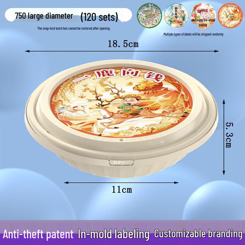 ZISIZ Disposable Takeaway Lunch Boxes