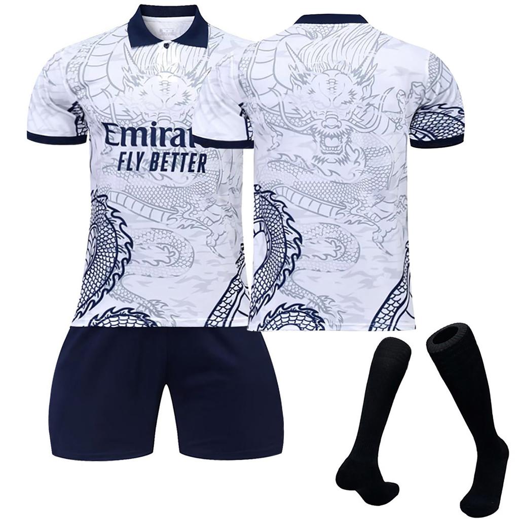 2223 Real-Madrid Dragon Special EditionJerseys Fußball-Trainingsanzug-Set für Kinder