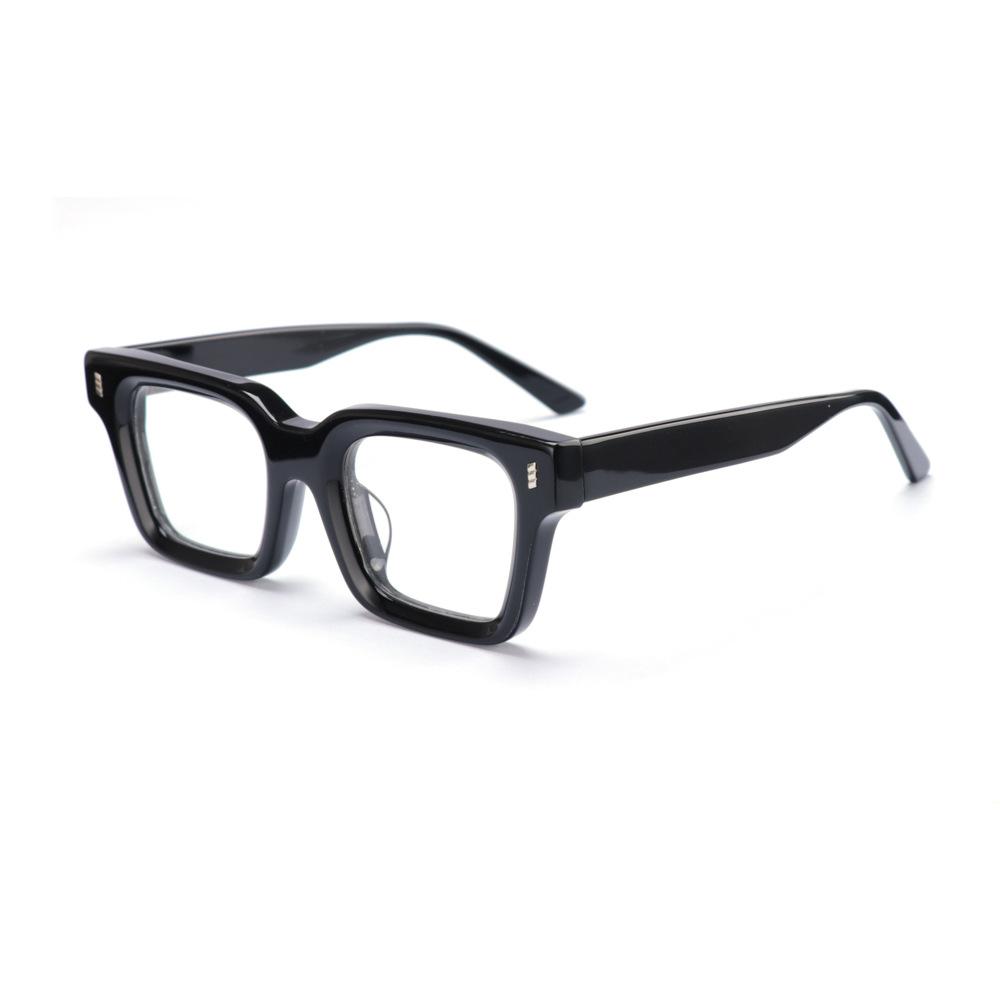 

2026 Acetate Square Eyeglass Frame Women Myopia Reading Eyewear Anti-fog Men Optics Prescription Progressive Custom Eyeglasses