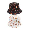 Unisex Reversible Bucket Hat Fisherman Hat for Casual Wear Breathable Sunshade for Teenagers Mushroom Print