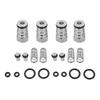 16Pcs/Set Stainless Steel Ball Lock Keg Posts Couplers Set For Homebrew Draft Beer Poppet Female Thread Gas Liquid