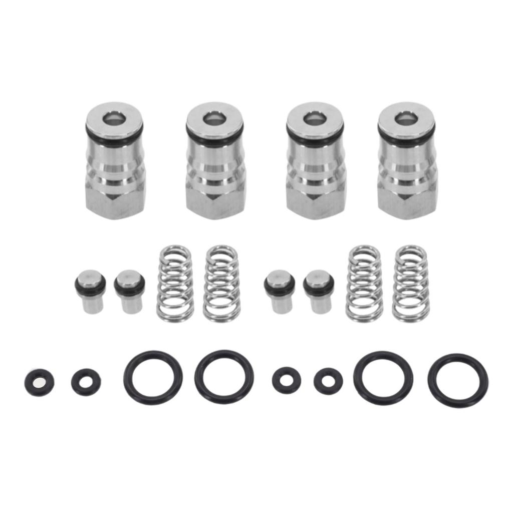 16Pcs/Set Stainless Steel Ball Lock Keg Posts Couplers Set For Homebrew Draft Beer Poppet Female Thread Gas Liquid