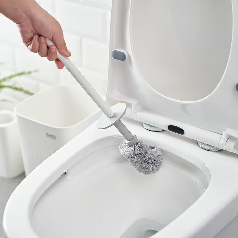 Anti-Splash Toilet Brush with Base