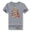 Cute Pug Christmas Costume Santa Hat Ugly Tree Dog Santa Xmas Classic T-Shirt Gifts Animal Printed Basics Graphic Tee Y2k Tops