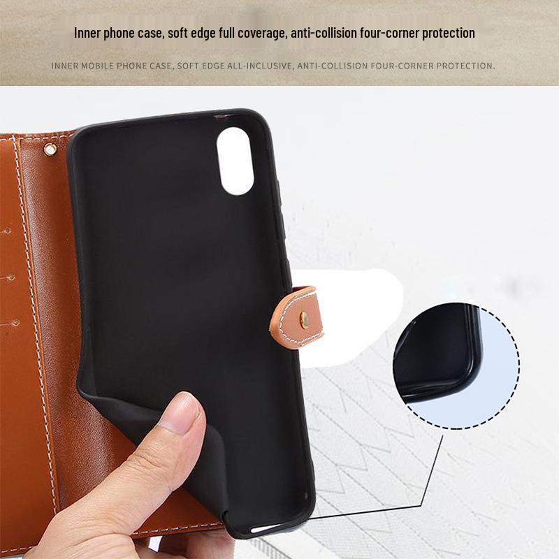 Motorola Edge 40 Kožené Magnetické Zapínání Business Pouzdro