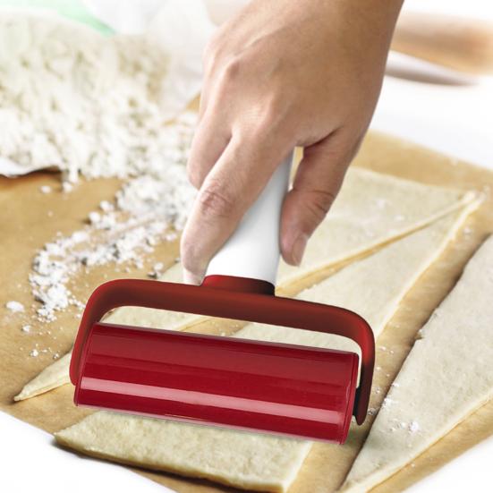 Plastic Rolling Dough Pizza Pin Pastry Cookie Kitchen Baking Roller Utensil Tool