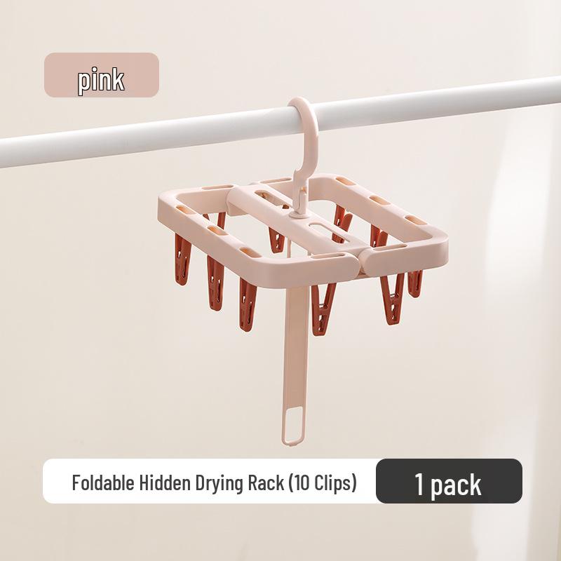 

Сушилка для носков с ветрозащитными прищепками - Многозажимная вешалка для общежитий, студентов, нижнего белья и носков