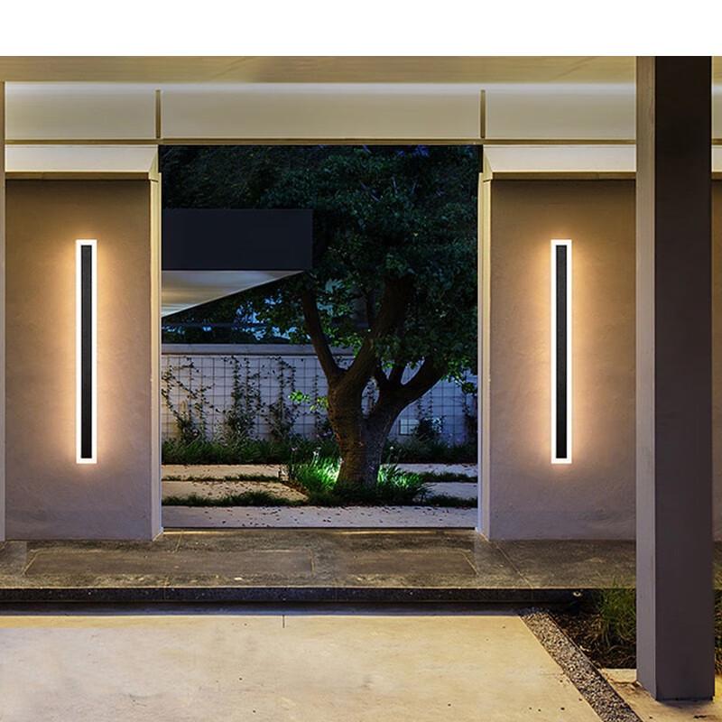 Minimalist Rechargeable Outdoor LED Linear Wall Light