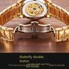 JINSHIDUN Brand Watch Automatic Mechanical Watch Tuhao Gold Dragon Watch Waterproof Glow-in-the-dark Men's Watch