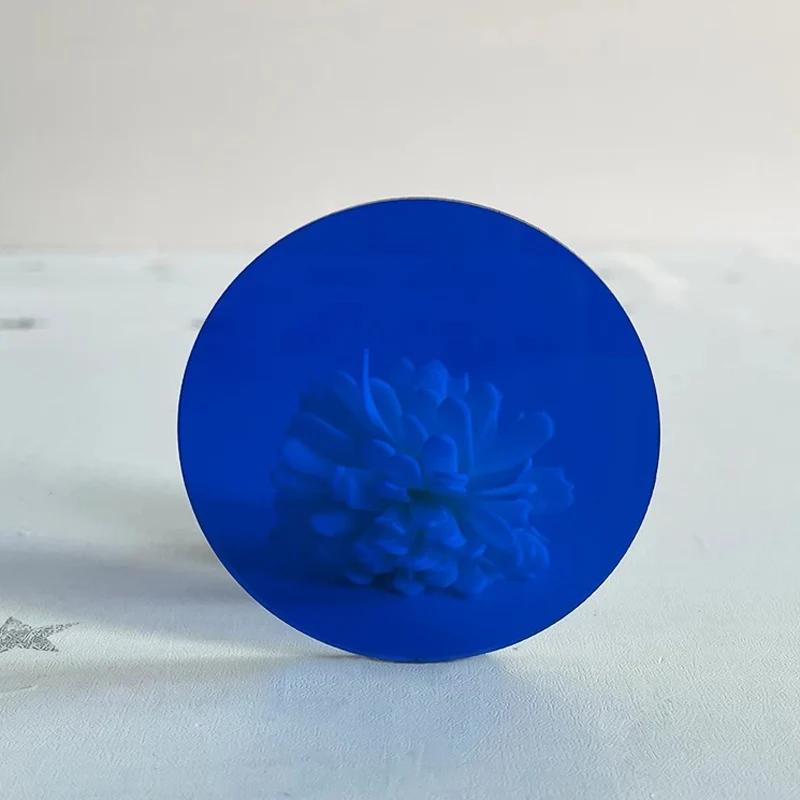 Colorful Translucent Acrylic Board PMMA Plexiglass Circular Shape Tinted Plate Thick 3mm DIY/Display Projects/Wedding&Home Decor