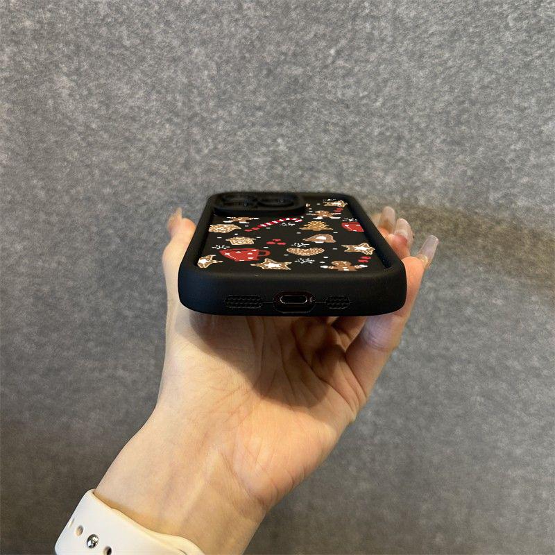 Süßes Weihnachtsmuster Weiche Handyhülle Für iPhone 17 Pro MAX 16 16 14 13 12 11 Pro Max 17 Air Cover