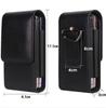 bubulu Smartphone Pouch/Case, Holster Type, Holds 2 Smartphones, Belt Loop, Vertical, Universal Model (Black)