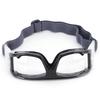 Sportbrille Ultraviolettbeständig Stoßfest Kratzfest Fußball Schutzbrille(Schwarz )
