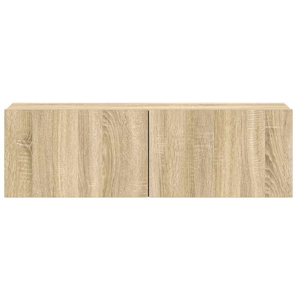 Vidaxl 3-Cz. TV Cabinet Set, Sonoma Oak, Chipboard
