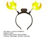 Luminous Headband Flashing Glow Hairhoop Light Up Hairband Star 3 Modes Cosplay Glowing Prop for Weddings Parties Holidays Dance Adults Kids