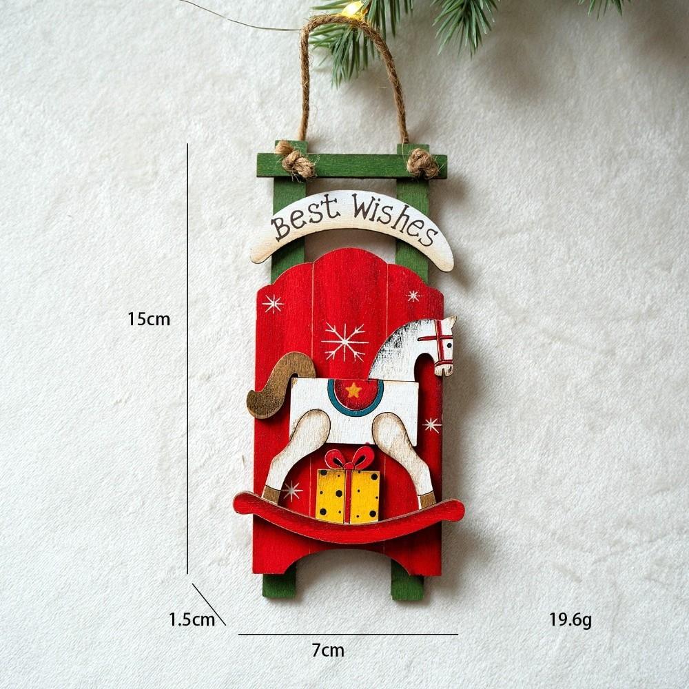 Pendant Style Christmas Tree Pendant Hanging Design Santa Claus Decoration Home Holiday Decor